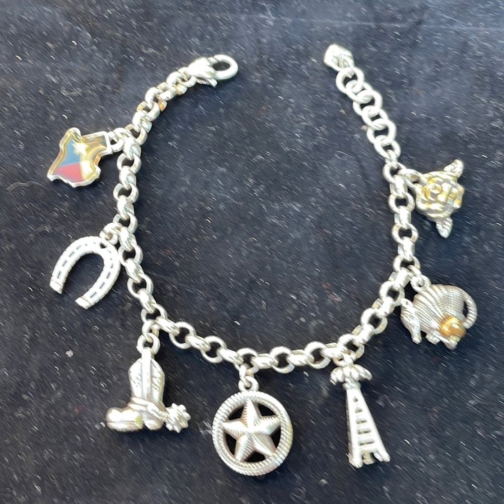 Brighton Texas State Charm Bracelet